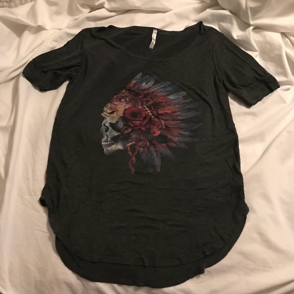 Boutique Sugar Skull Print Top